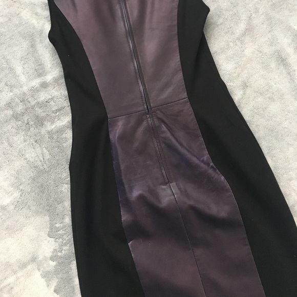 Leather Accent Dress - Picture 6 of 7